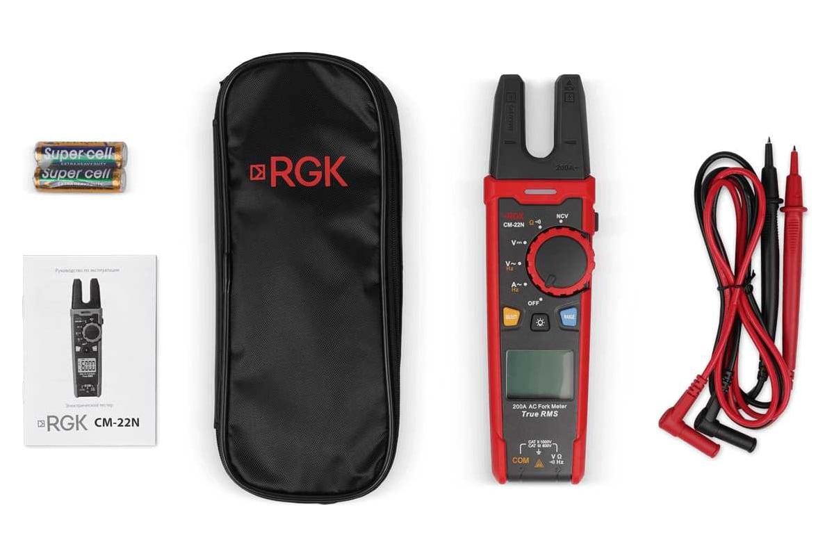 Токоизмерительные клещи RGK CM-22N 755146 - выгодная цена, отзывы ...