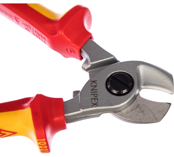 Ножницы для резки кабелей со страховочным креплением 165 мм KNIPEX KN-9516165T