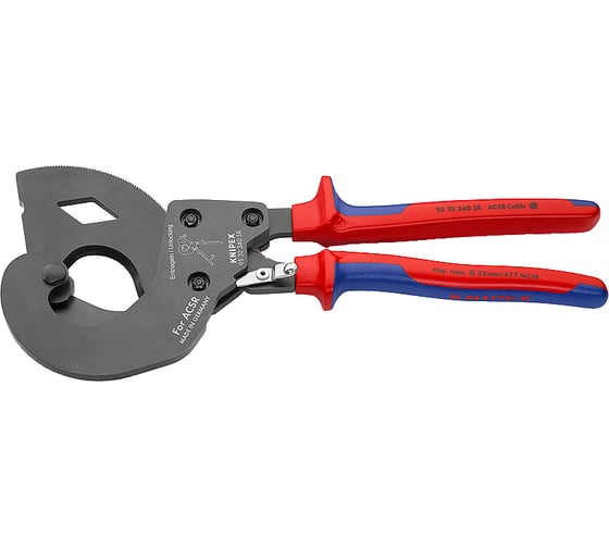 Ножницы для резки ACSR проводника (по принципу трещотки) KNIPEX KN-9532340SR 1