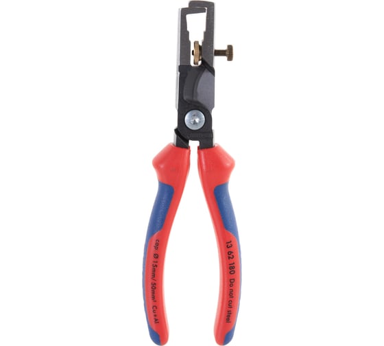 Клещи для удаления изоляции с функцией резания кабеля 180 мм KNIPEX StriX KN-1362180