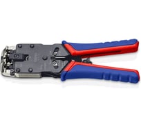 Пресс-клещи Knipex для штекеров RJ, 3 гнезда, RJ10, RJ 11/12, RJ 45, 200 мм, SB KN-975112SB