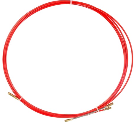 Кабельная протяжка (мини УЗК в бухте, стеклопруток, d=3,5мм, 5м, красная) REXANT 47-1005