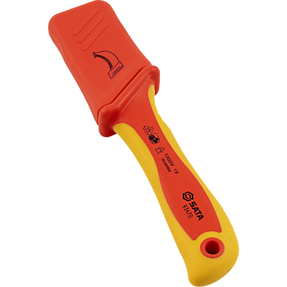 Нож для резки кабеля Sata изолированный, загнутый 93470 - выгодная цена ...