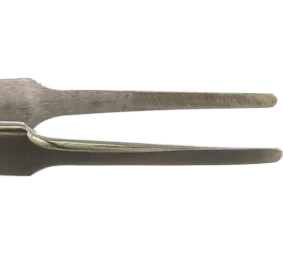 Пинцет 125мм (прямой с закругленными кончиками, блистер) REXANT 12-0377