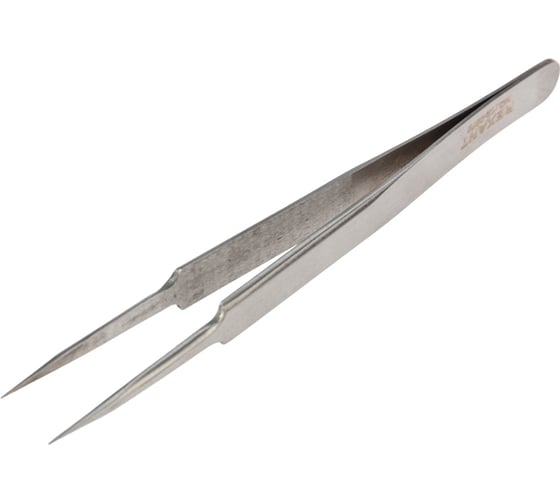 Пинцет 125мм (прямой, с острыми концами, блистер) REXANT 12-0376