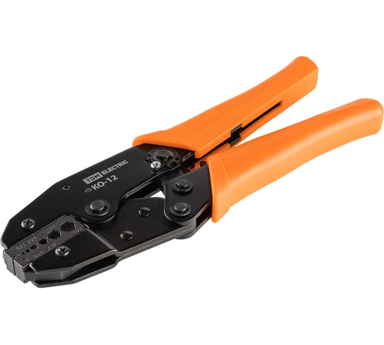 Обжимные клещи TDM ELECTRIC КО-12 "МастерЭлектрик" обжим F и BNC разъемов (RG-58, RG-59, RG-62, RG-174, FO) SQ1001-0009