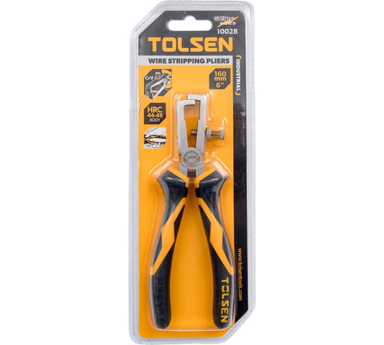 Стриппер для зачистки изоляции TOLSEN GRIPRO 160 мм 10028
