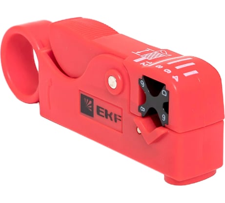 Инструмент для разделки и зачистки коаксиального кабеля EKF TERACOM TRC-S10