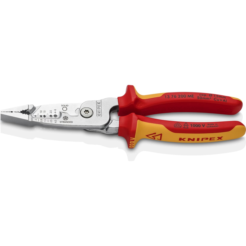 Инструмент для зачистки гармонизированных европейских кабелей KNIPEX из ...