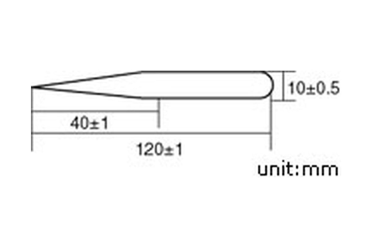 Пинцет (антимагнитный) Pro'sKit 1PK-101T 00072643 - выгодная цена ...