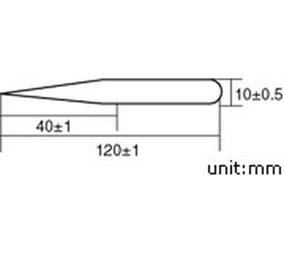 Пинцет (антимагнитный) Pro'sKit 1PK-101T 00072643