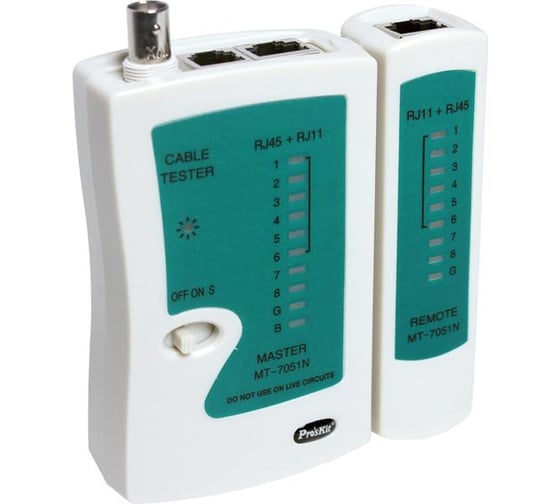 Кабельный тестер ProsKit MT-7051N 00337554