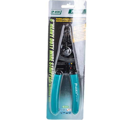 Инструмент для обжима и зачистки ProsKit CP-412G 00325936