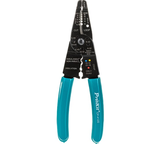 Инструмент для обжима и зачистки ProsKit CP-412G 00325936