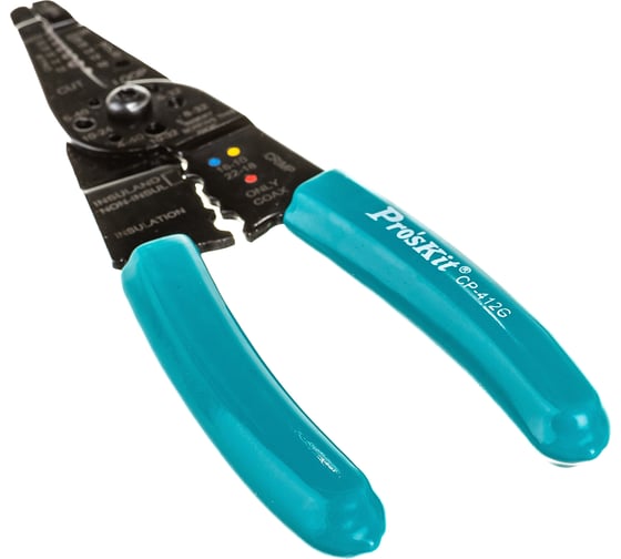 Инструмент для обжима и зачистки ProsKit CP-412G 00325936