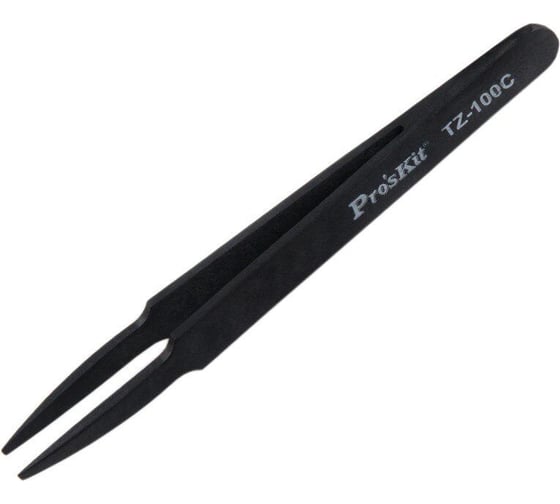 Антистатический пинцет Pro'sKit TZ-100C 00288495