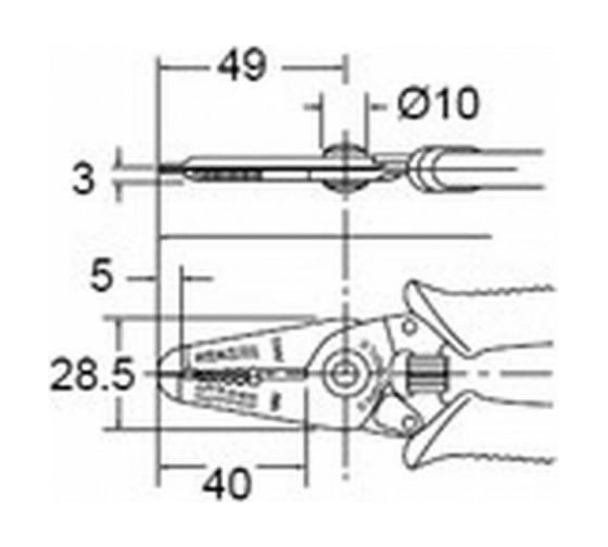 Клещи для зачистки Pro'sKit 1PK-3002E 00248264