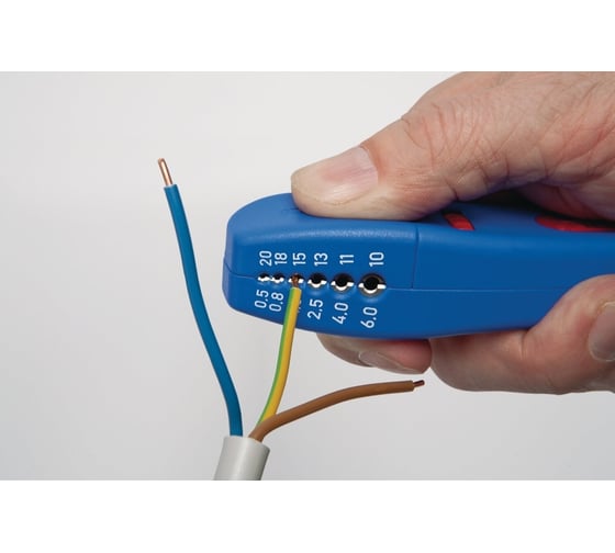 Кабельный нож плюс снятие изоляции провода 0,5-6 мм2 S 4-28 Multi Weicon-Tools wcn50057328