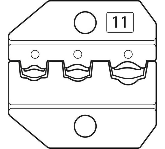 Пресс-клещи КВТ CTA-11 74853