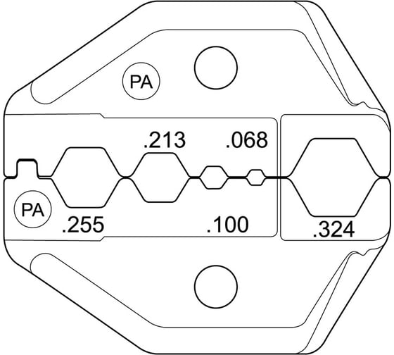 Кримпер для обжима F и BNC разъемов RG-58, RG-59, RG-62, RG-6 REXANT ht-301 PA 12-3214