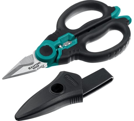 Ножницы электрика Electric KRAFTOOL 4-в-1, 160 мм, с чехлом 23356