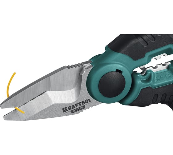 Ножницы электрика Electric KRAFTOOL 4-в-1, 160 мм, с чехлом 23356
