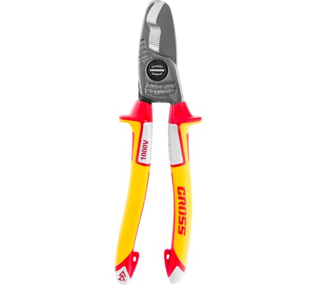 Кабелерез, диэлектрические рукоятки до 1000 В, 210 мм GROSS 17728