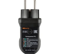 Тестер розеток и УЗО TDM ТР-2 SQ0595-0004