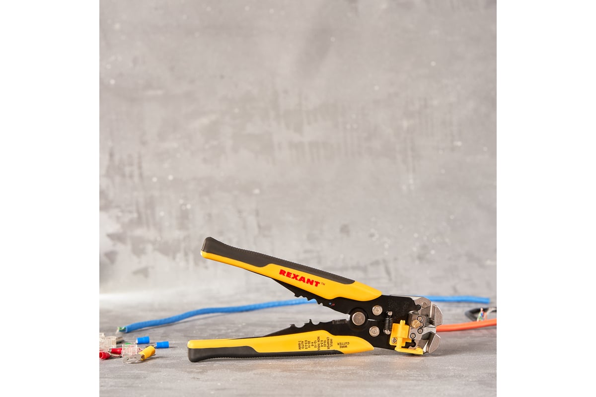 Инструмент для зачистки кабеля и обжима наконечников REXANT ht-766 12 ...