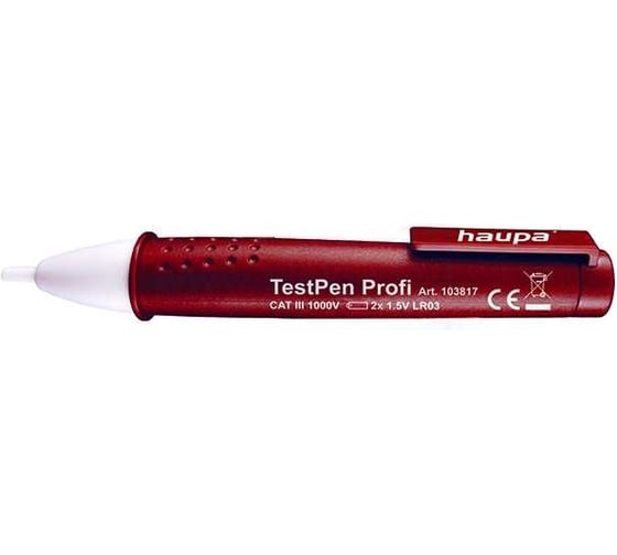 Тестер напряжения Haupa Test Pen Profi 12-1000V 103817