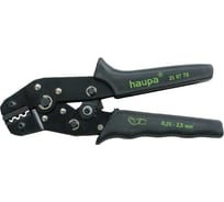 Обжимной инструмент для неизолированных сжимающих кабельных наконечников 0,25 HAUPA 210778