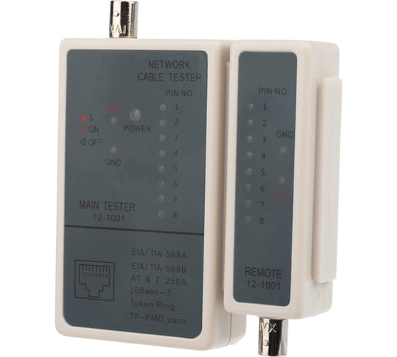 Тестер кабеля RJ-45 + BNC REXANT 5248 12-1001 1
