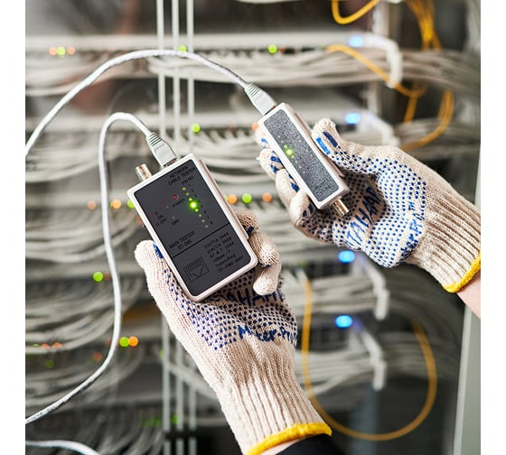 Тестер кабеля RJ-45 + BNC REXANT 5248 12-1001