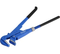 Ключ ТУНДРА трубный рычажный, плоский зажим 90, раскрытие до 35 мм, №1, 1 1187506