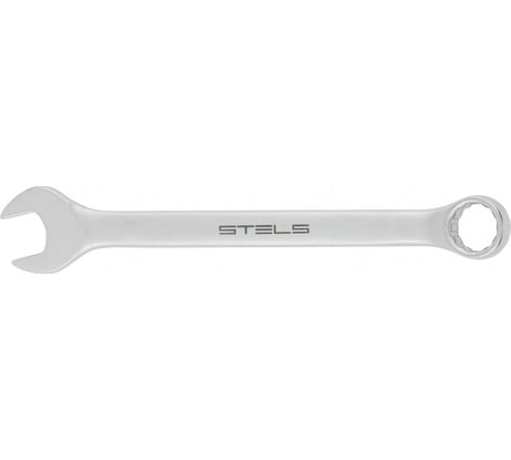 Комбинированный ключ 16 мм CrV, матовый хром STELS 15221