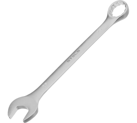 Комбинированный ключ 25 мм CrV, матовый хром STELS 15227