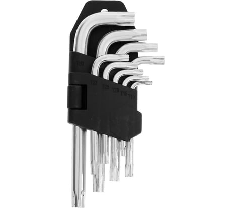 Набор ключей ЛОМ TORX Tamper, TT10-TT50, 9 шт. 2354389