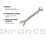 Рожковый ключ 13x14мм Inforce, Сталь Cr-V, профессиональный, 06-05-61 3