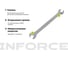 Рожковый ключ 6x7мм Inforce, Сталь Cr-V, профессиональный, 06-05-88 3