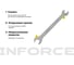 Рожковый ключ 8x10мм Inforce, Сталь Cr-V, профессиональный, 06-05-57 3