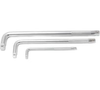 Вороток Rockforce Г-образный с накаткой 250мм 3/8 RF-8153250(18987)