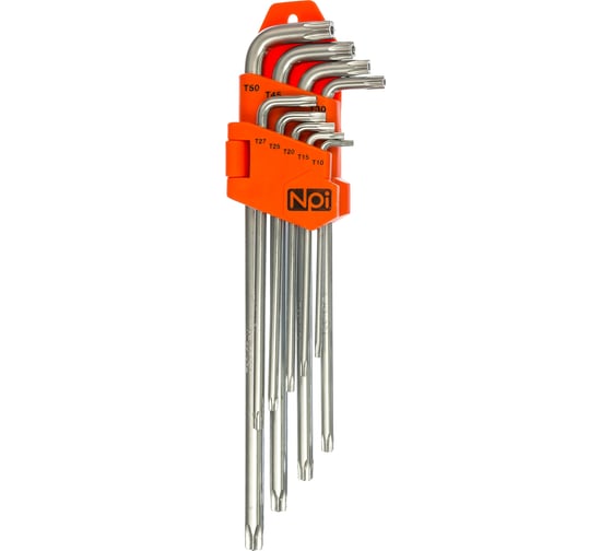 Набор удлиненных ключей Torx T10-T50 9шт NPI 45516 1