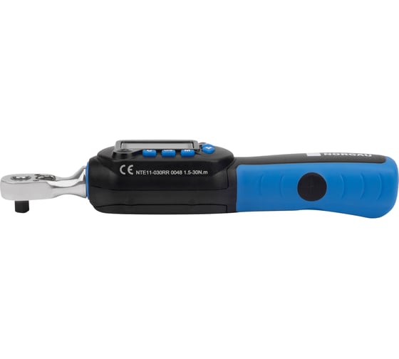 Электронный динамометрический ключ NORGAU 1/4", 6-30 Нм тип NTE11-030RR с поверкой 051130031/П