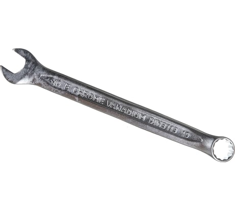 Комбинированный ключ, холодная штамповка 10 мм Cr-V KRAFT KT 700504