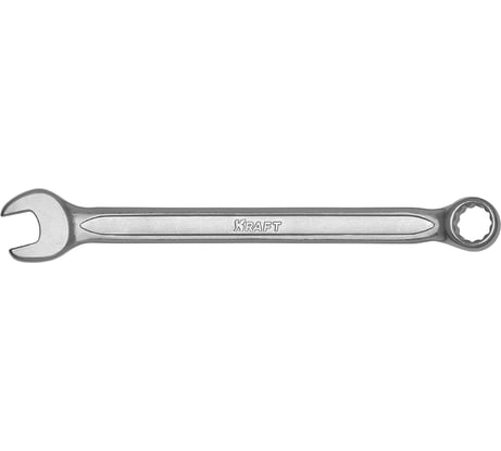 Комбинированный ключ, холодная штамповка 15 мм Cr-V KRAFT KT 700509