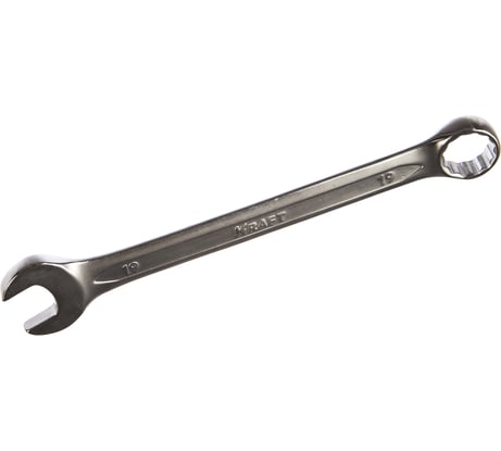 Комбинированный ключ, холодная штамповка 19 мм Cr-V KRAFT KT 700513
