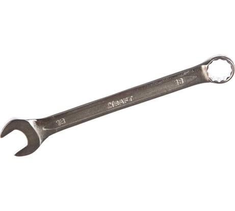 Комбинированный ключ, холодная штамповка 18 мм Cr-V KRAFT KT 700512