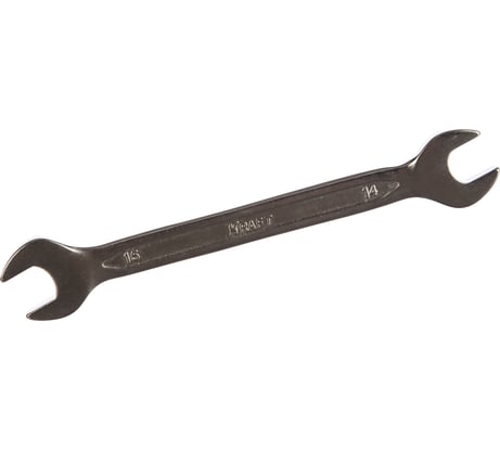 Рожковый ключ 14*15мм Cr-V холодная штамповка KRAFT KT 700529