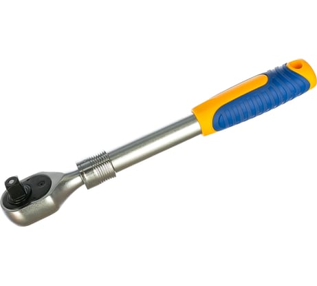 Трещоточная рукоятка с быстрым сбросом 1/2 Dr телескопическая KRAFT KT 700619