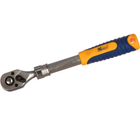 Трещоточная рукоятка с быстрым сбросом 3/8 Dr телескопическая KRAFT KT 700621